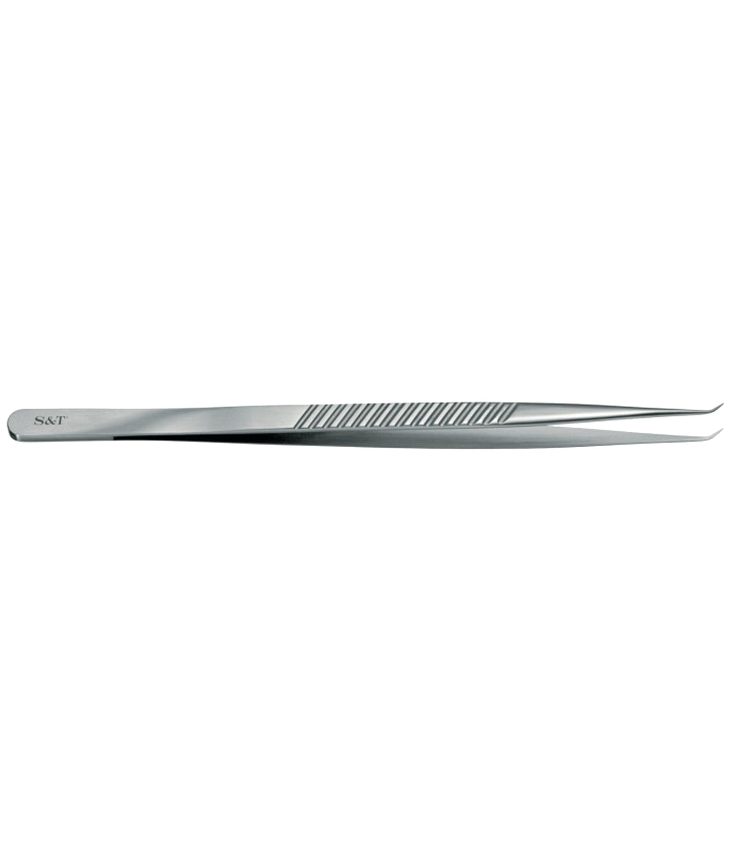 S&T Forceps 18 cm long, angled 45 degrees (00340)