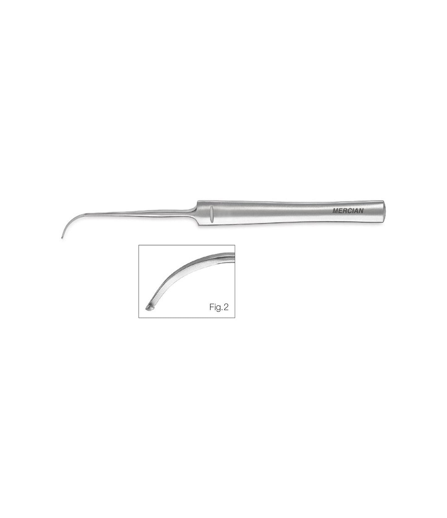 Oesch Phlebectomy Hook - Right Medium, for surgical procedures