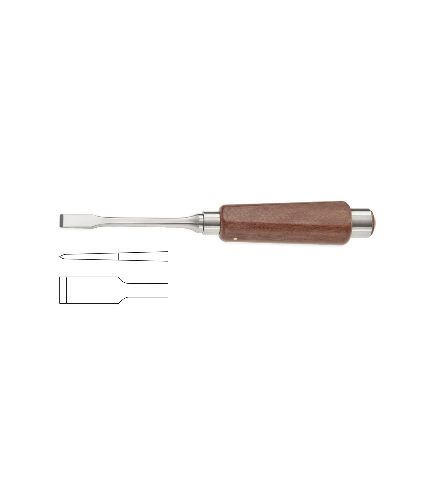 Ramus Splitting Osteotome, 22cm, 10mm, for bone cutting