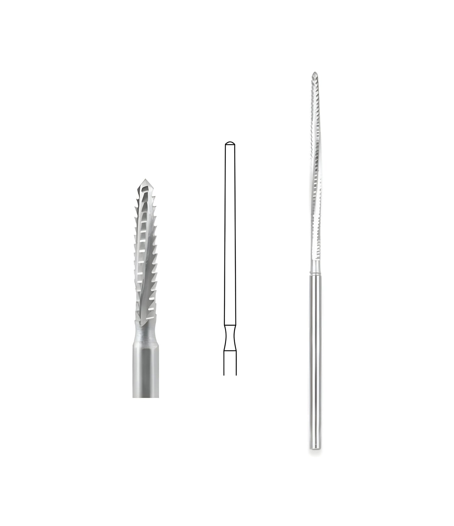Lindemann Bur, 75mm Cutting Blade, 5/box, for dental procedures