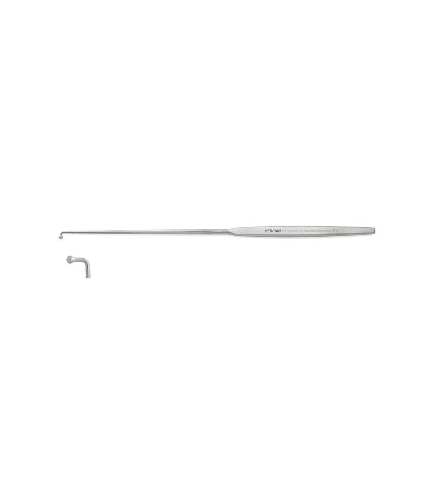 Hook with Ball End, 6mm, 23cm, for surgical procedures