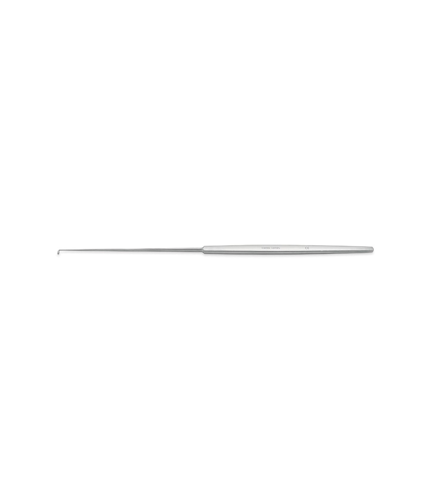 Cushing Hook, 28cm, Blunt, for neurosurgical procedures