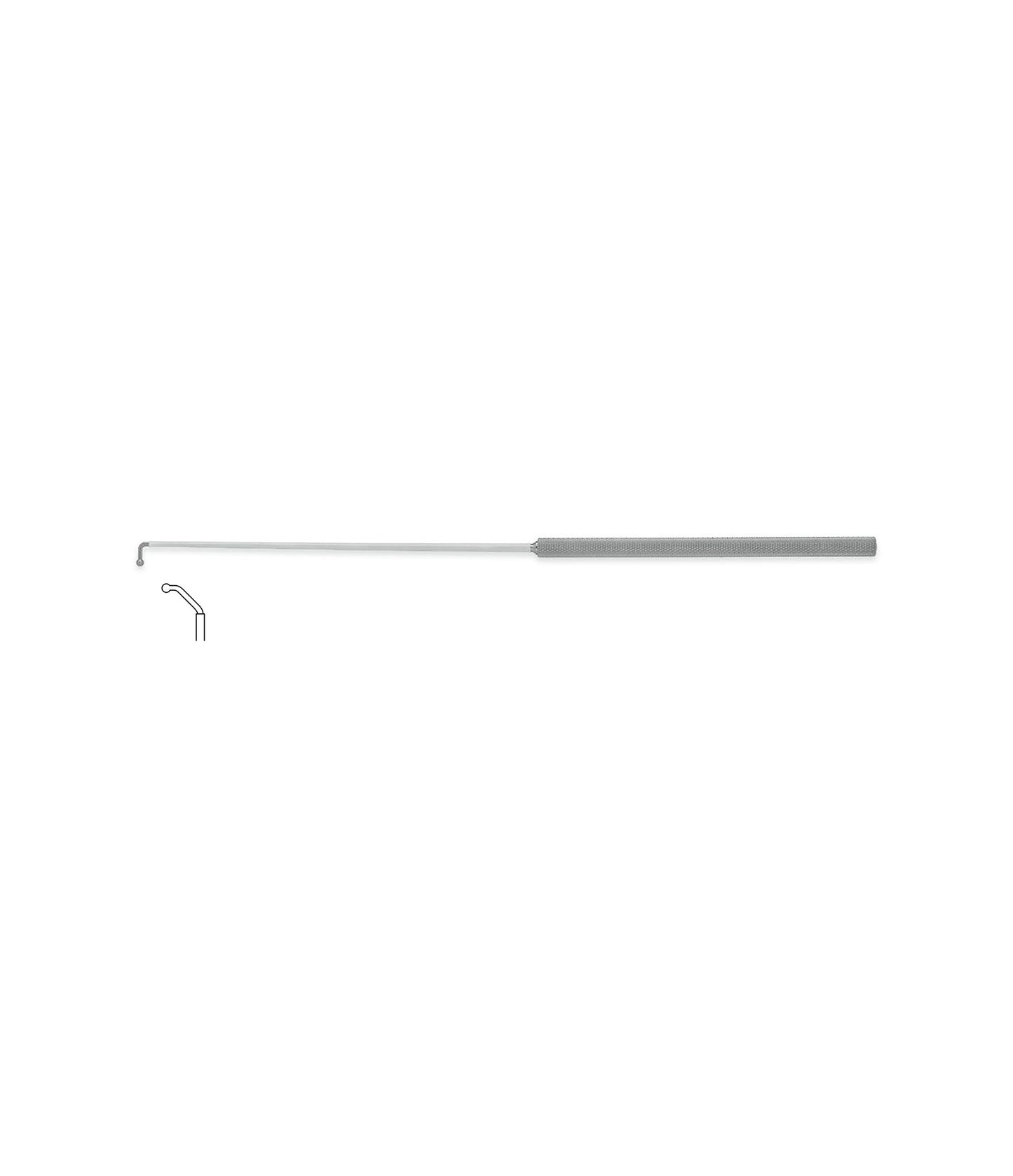 Caspar Exploration Probe, 24cm, Insulated, for neurosurgical procedures