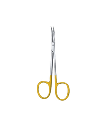 Iris Scissors Tungsten Carbide Curved Sharp 11.5cm