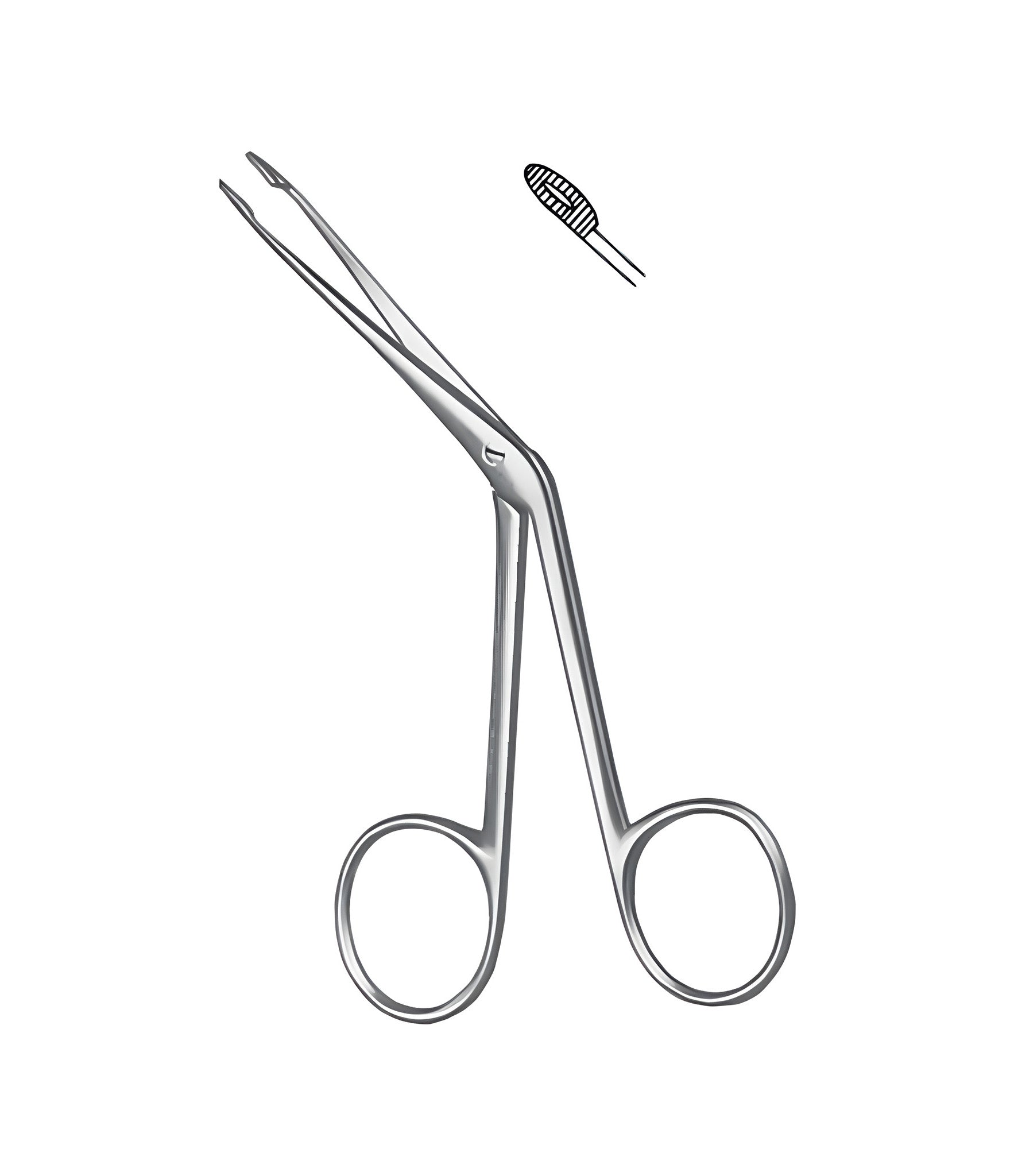 Hartmann Ear Polypus Forceps 12cm