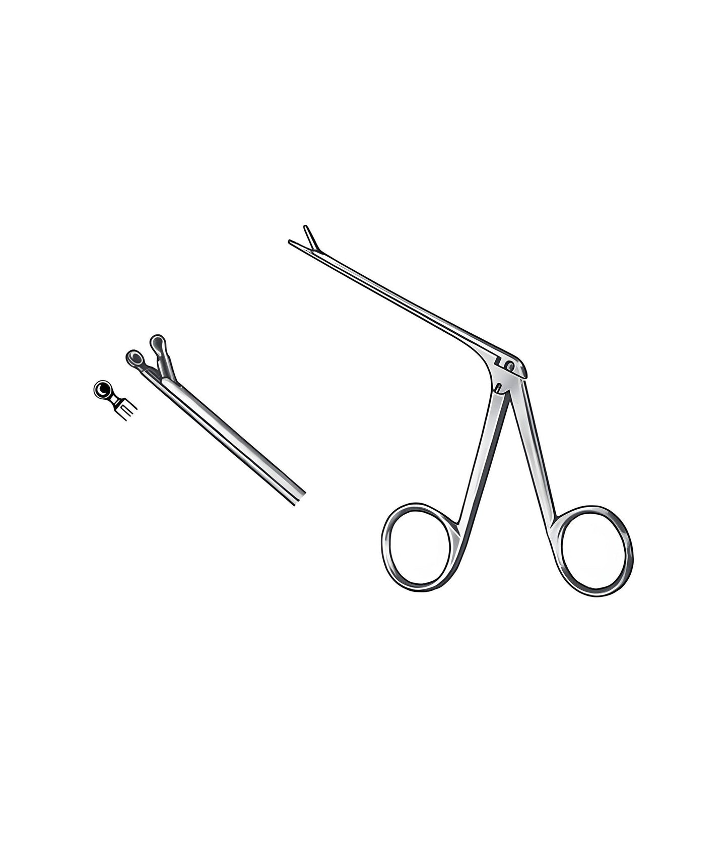 Hartmann Cupped Forceps Jaw 2.5mm 8.5cm