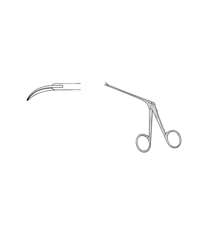 Bellucci Scissors Curved Left 4.0mm Satin