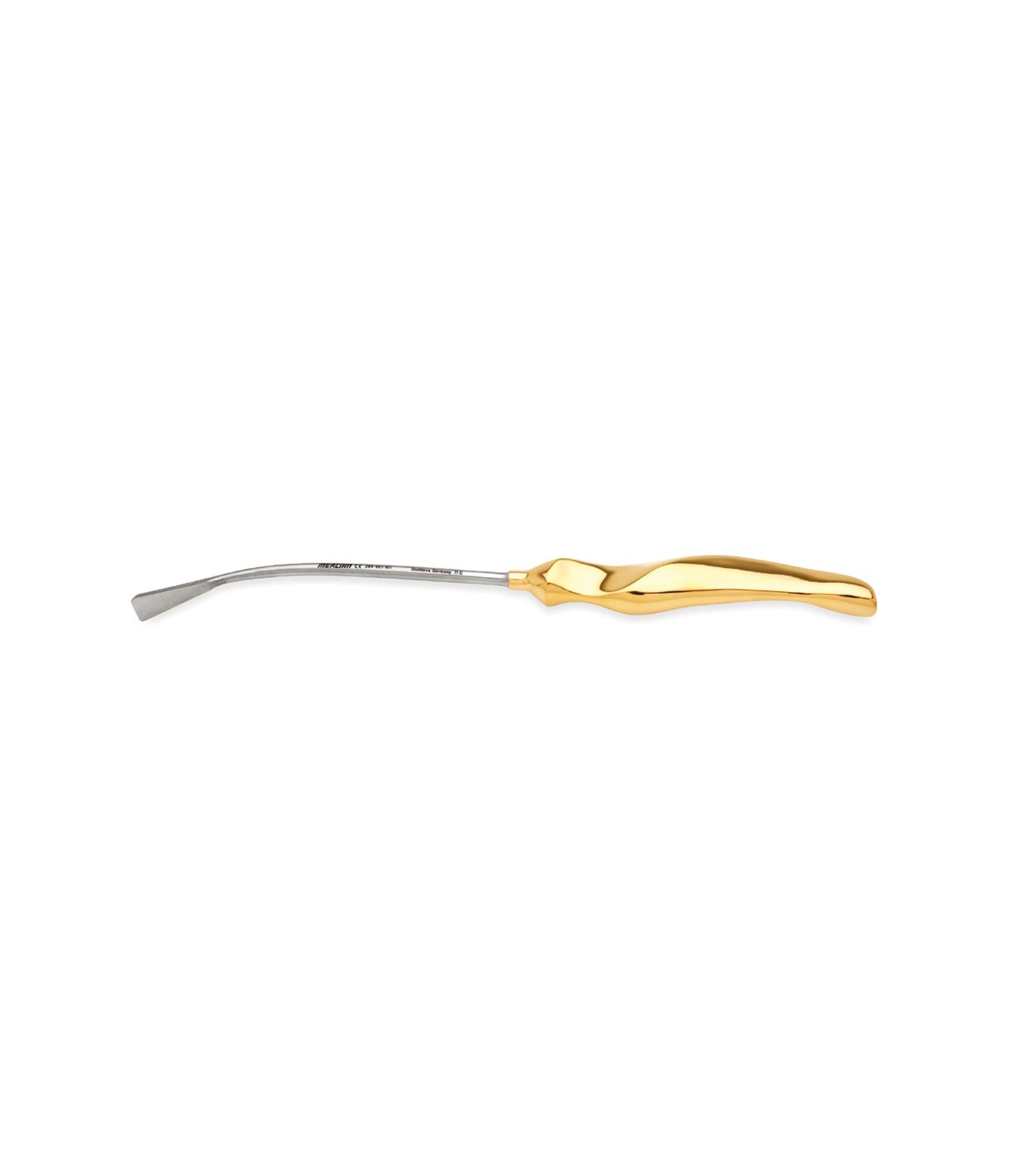 Curved Scalp Elevator, 25cm, for surgical tissue separation
