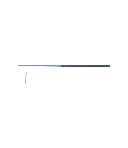Titanium Rhoton Micro Curette, for surgical procedures