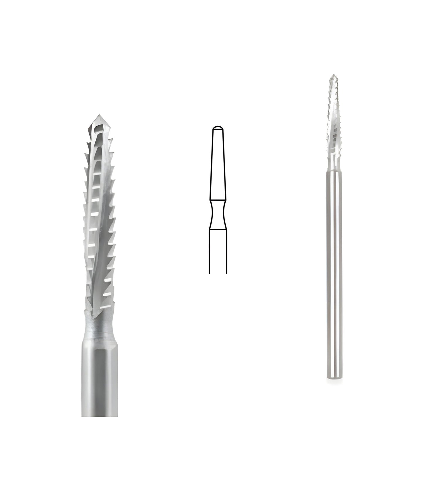 Lindemann Bur, 44mm Cutting Blade, 5/box, for dental procedures