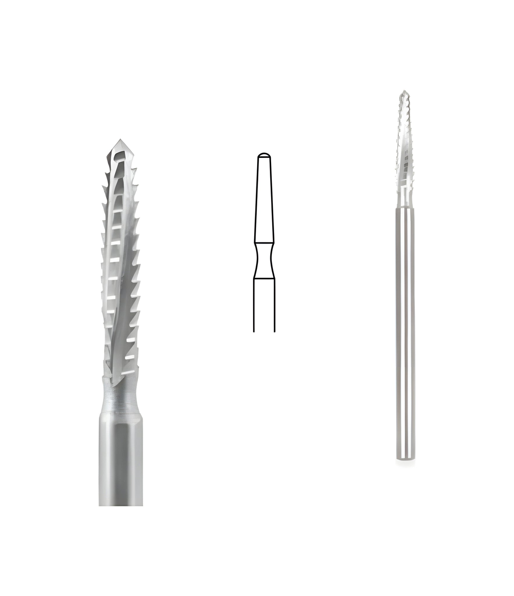 Lindemann Bur, 44mm Cutting Blade, 5/box, for dental procedures