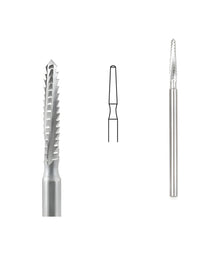 Lindemann Bur, 44mm Cutting Blade, 5/box, for dental procedures