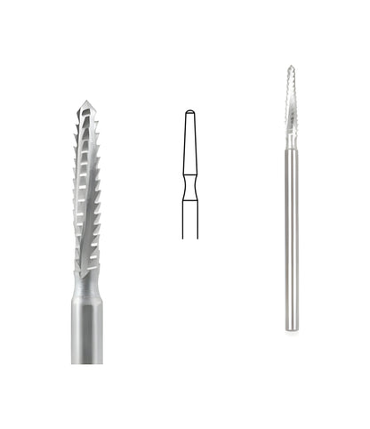 Lindemann Bur, 44mm Cutting Blade, 5/box, for dental procedures