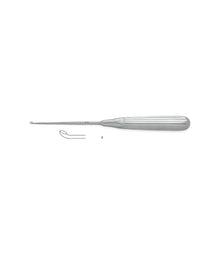 Lempert Curette, Angled, 21cm, Size 00000, for medical procedures