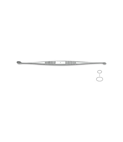 Volkmann D/Ended Curette, 22cm, Medium, for medical procedures