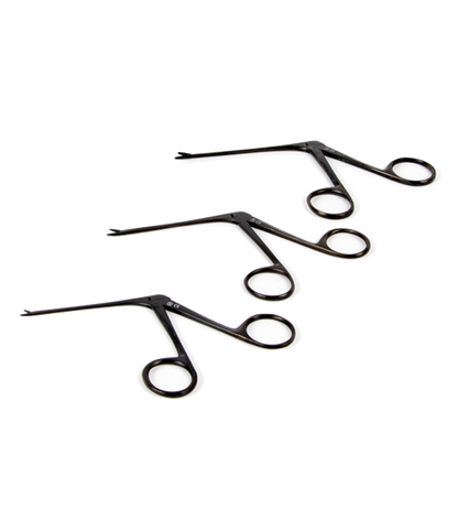 Sheffmed Metal Alligator Forceps; 8cm shaft, Sterile, Single Use